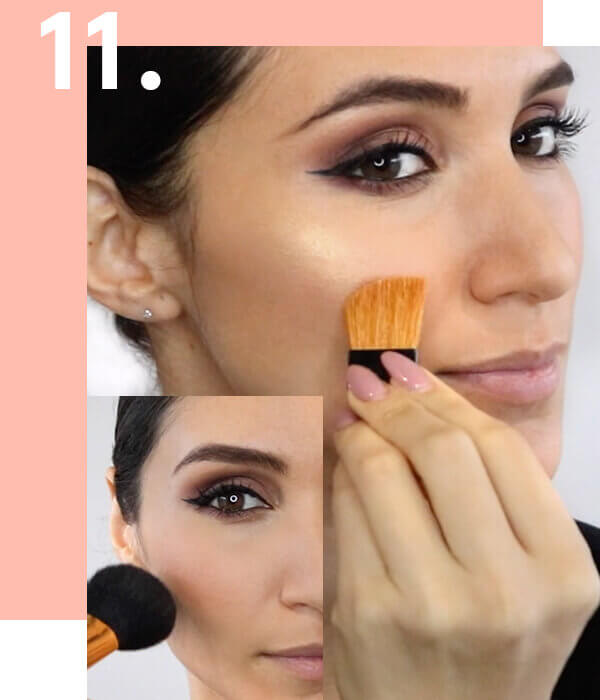 Ésika maquillaje para vestido negro con Maria Jose Sobarzo - Paso 11