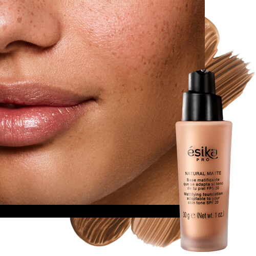 Preparar rostro para la base Esika Pro