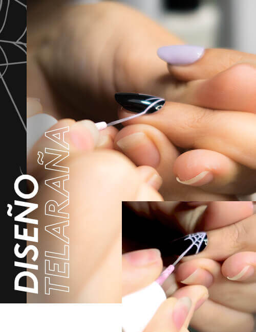 Tutorial de uñas para Halloween: Murciélagos Glam