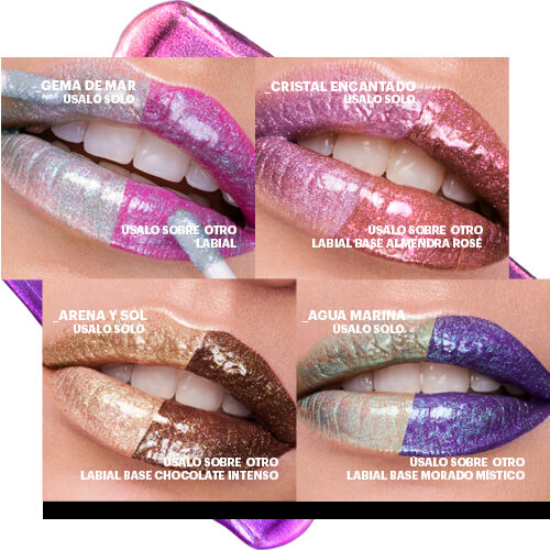 Acabado Labial diferentes tonos Esika