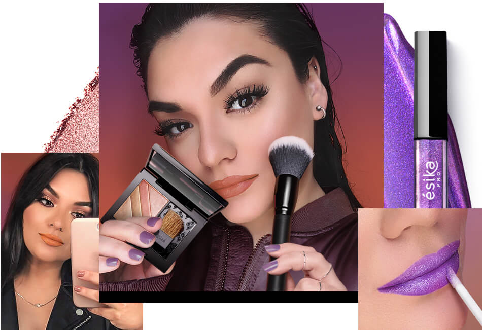 Seleccion Maquillaje Esika Paloma Diaz Labial Holografico