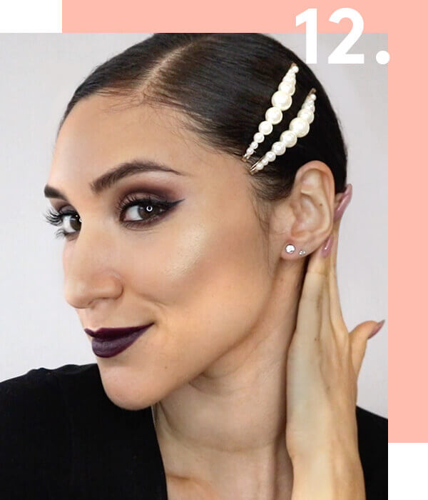 Ésika maquillaje para vestido negro con Maria Jose Sobarzo - Paso 12