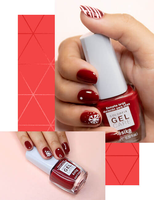 Diseño de franjas en uñas - paso 3