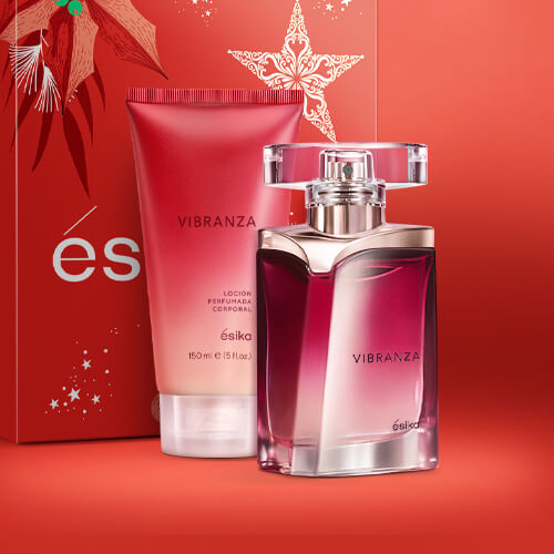 Set Perfume de mujer + Loción perfumada Vibranza