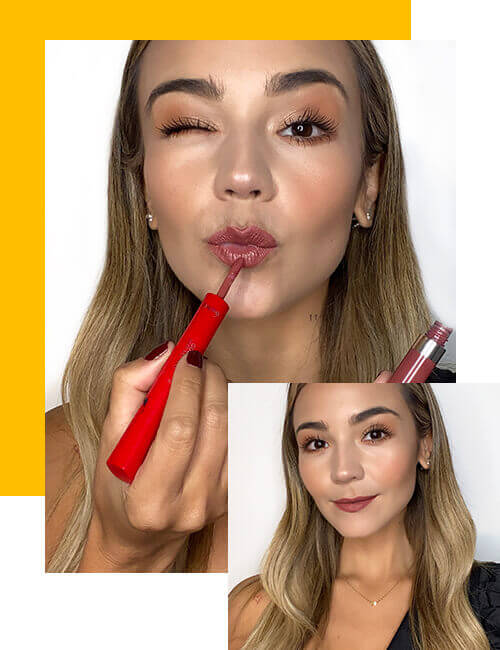 Maquillaje en tonos tierra para navidad: Paso 3-4 - Esika by Tuti Vargas