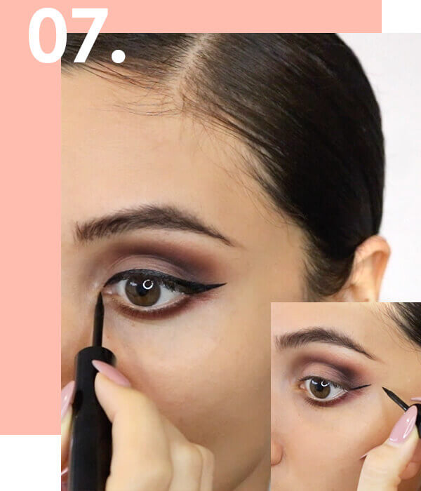 Ésika maquillaje para vestido negro con Maria Jose Sobarzo - Paso 7