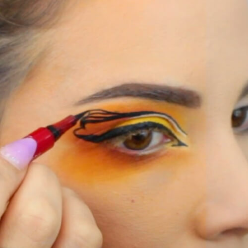 Maquillaje Mariposa Halloween ésika Paso 5